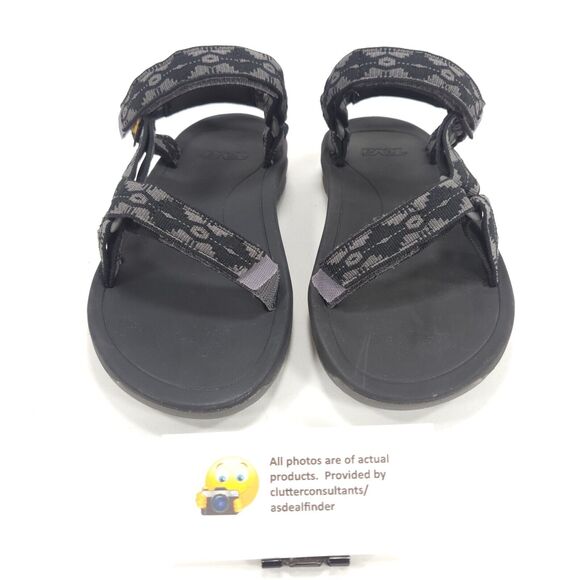 Teva Hurricane Outdoor Adjustable Sandal Youth Size 6 1019390Y Gray Black - Picture 2 of 9